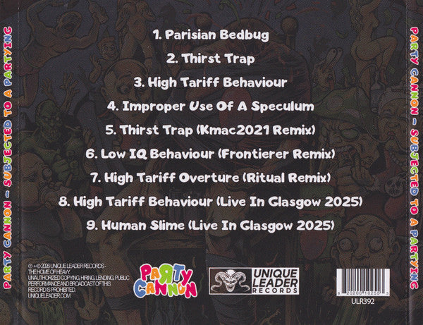 Party Cannon : Subjected To A Partying (CD, EP)