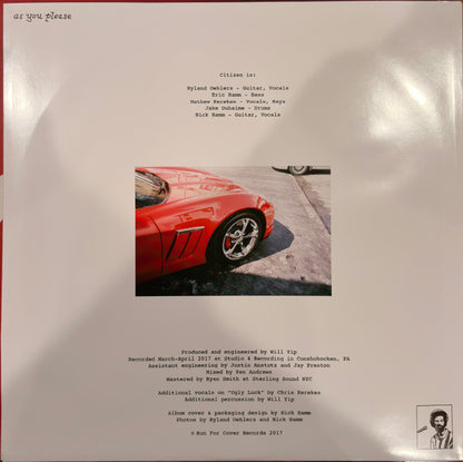 CitiZen (10) : As You Please (12", Ltd, RP, App)