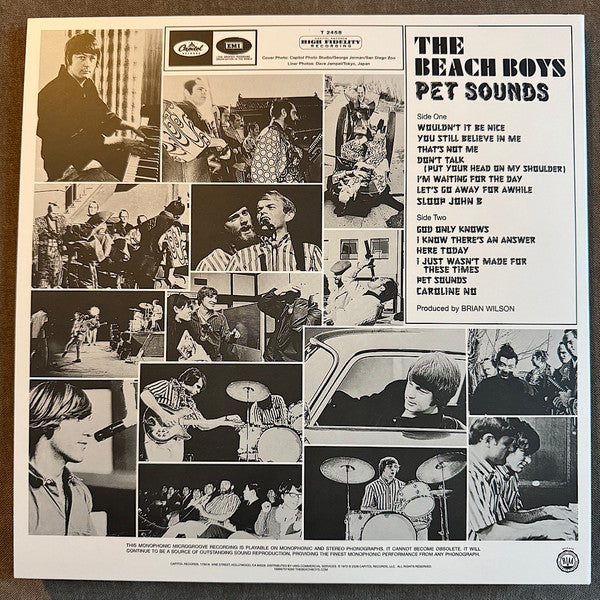The Beach Boys : Pet Sounds (LP, Album, Mono, RE, RM, 180 + Box, Ltd, Num, One)