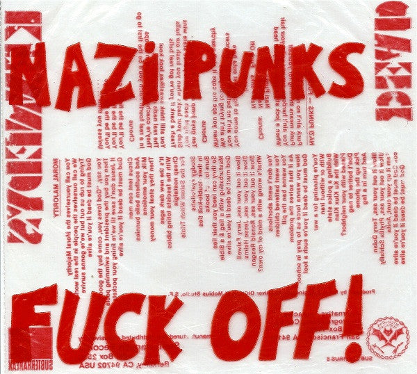 Dead Kennedys : Nazi Punks Fuck Off! / Moral Majority (7", Single, RP, P.O)
