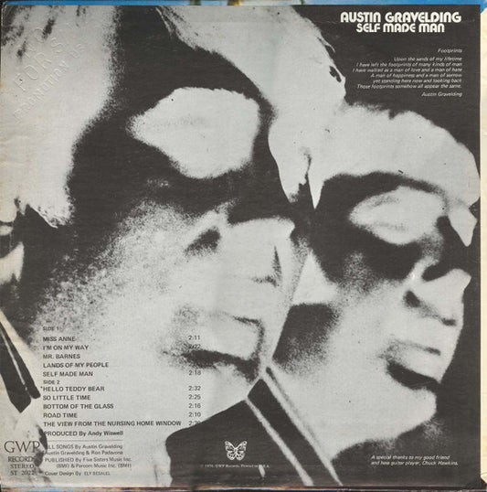 Austin Gravelding : Self Made Man (LP, Album)