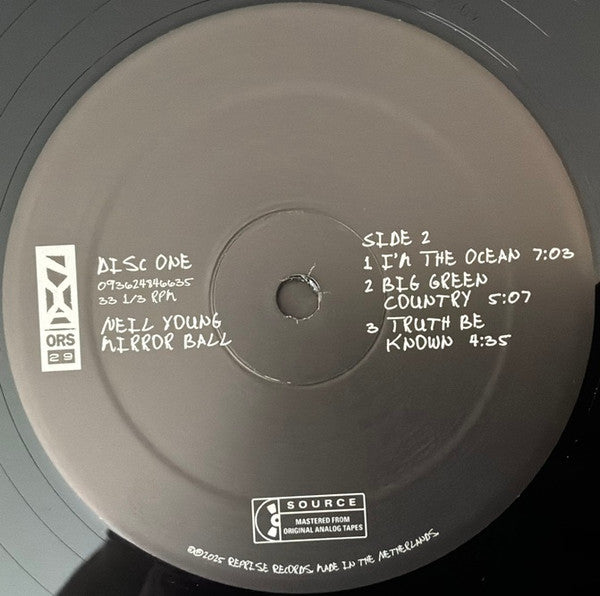 Neil Young : Mirror Ball (2xLP, Album, RE, RM)
