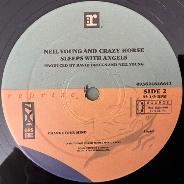 Neil Young And Crazy Horse : Sleeps With Angels (2xLP, Album, RE)