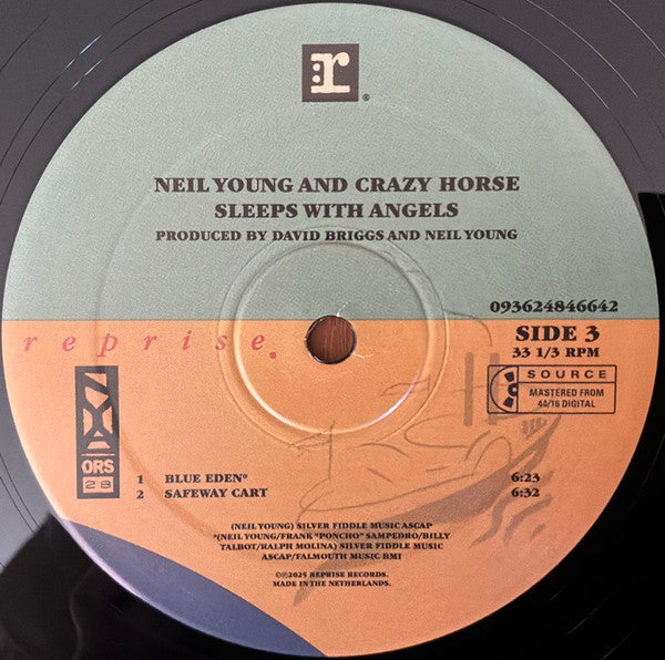 Neil Young And Crazy Horse : Sleeps With Angels (2xLP, Album, RE)
