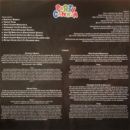 Party Cannon : Subjected To A Partying (12", EP, Blu)