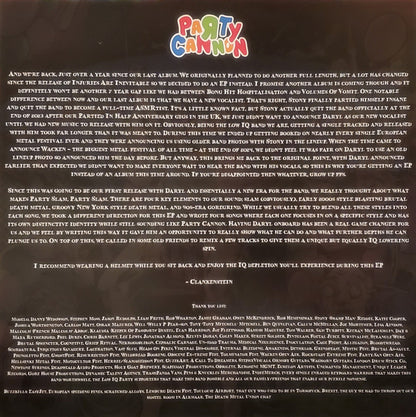 Party Cannon : Subjected To A Partying (12", EP, Blu)
