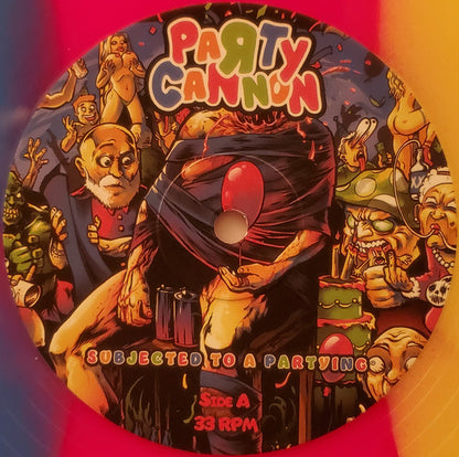 Party Cannon : Subjected To A Partying (12", EP, Blu)