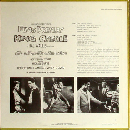 Elvis Presley : King Creole (LP, Album, RE)