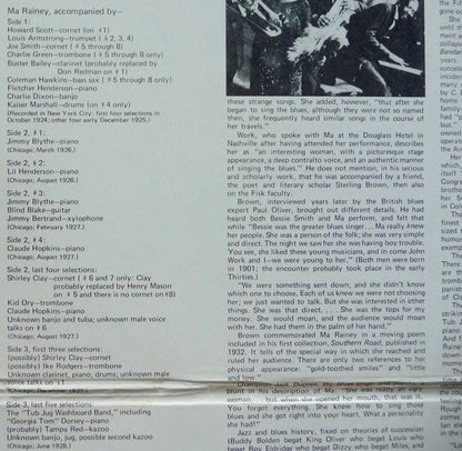 Ma Rainey : Ma Rainey (2xLP, Comp, Gat)