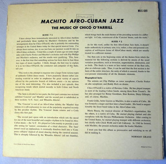 Machito : Afro-Cuban Jazz - The Music Of Chico O´Farrill (LP, Album)