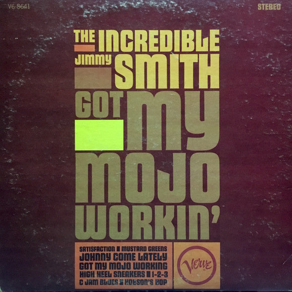 Jimmy Smith : Got My Mojo Workin' (LP, Album, Gat)