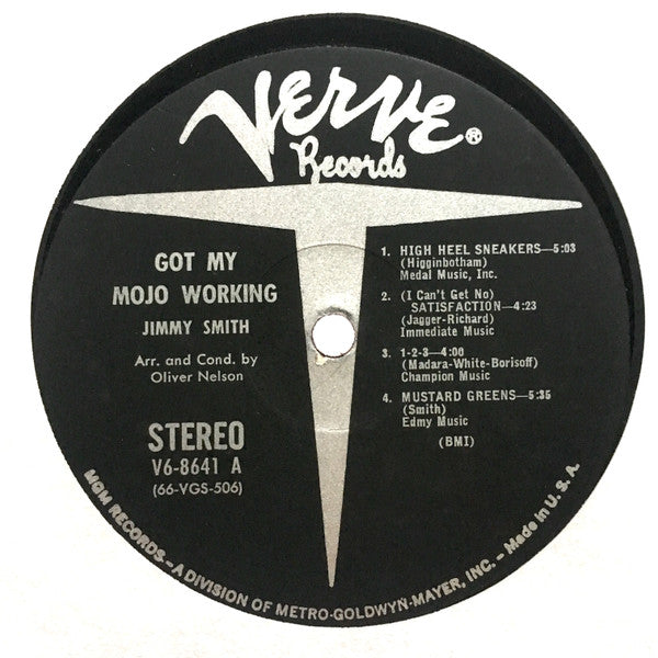 Jimmy Smith : Got My Mojo Workin' (LP, Album, Gat)
