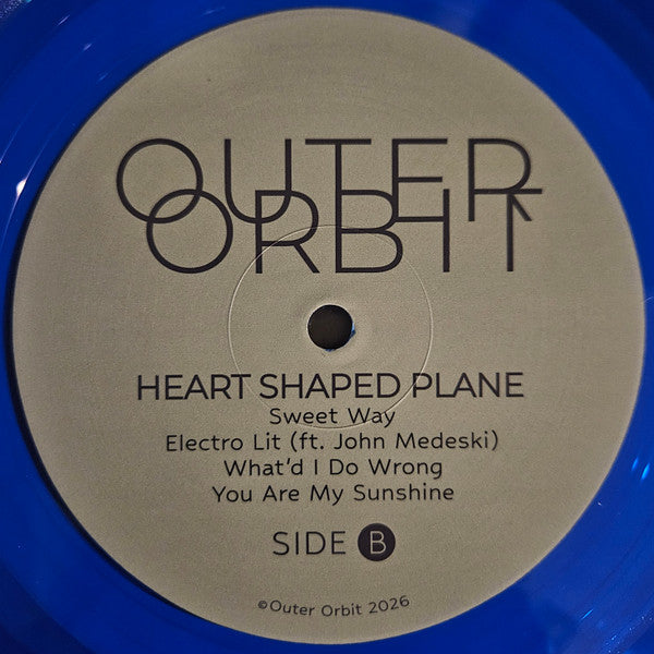 Outer Orbit : Heart Shaped Plane (LP, Album, Blu)