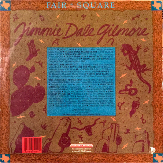 Jimmie Dale Gilmore : Fair & Square (LP, Album)