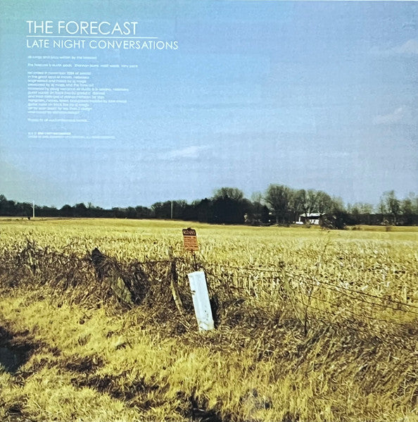 The Forecast : Late Night Conversations (LP, Album, Ltd, RE, Bla)