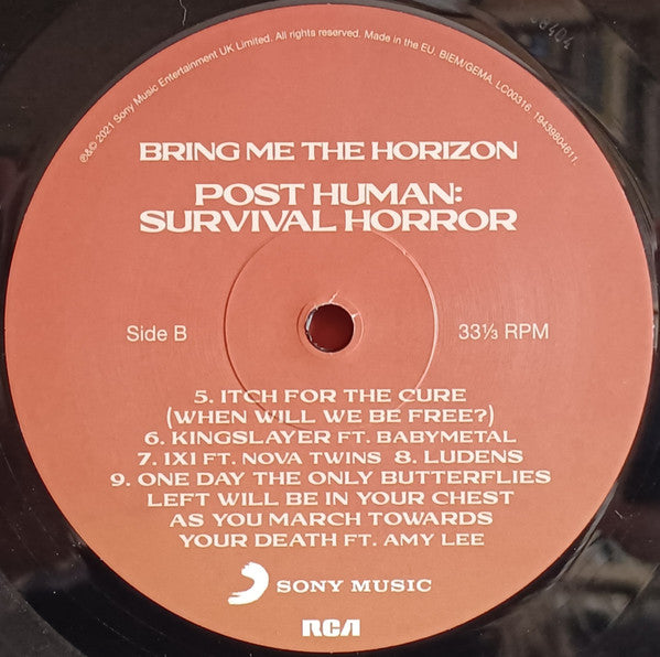 Bring Me The Horizon : Post Human: Survival Horror (LP, RE, RP)