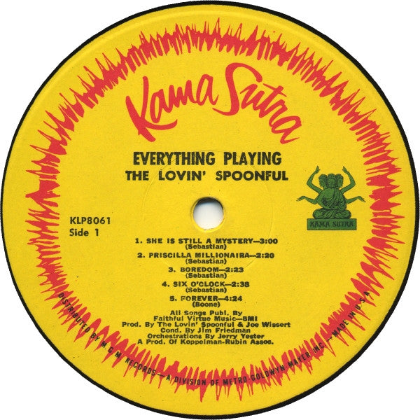 The Lovin' Spoonful : Everything Playing (LP, Album, Mono, MGM)