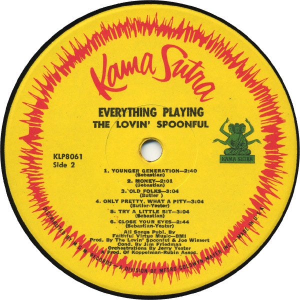 The Lovin' Spoonful : Everything Playing (LP, Album, Mono, MGM)