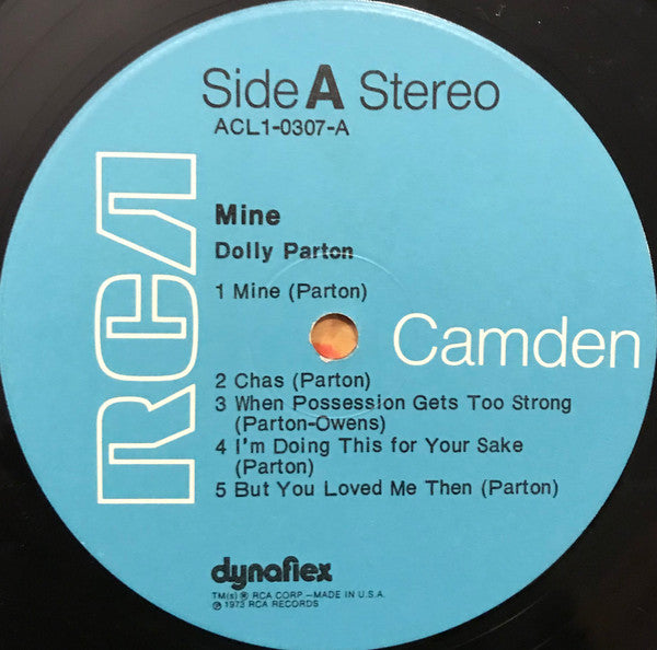 Dolly Parton : Mine (LP, Comp, RM, Ind)
