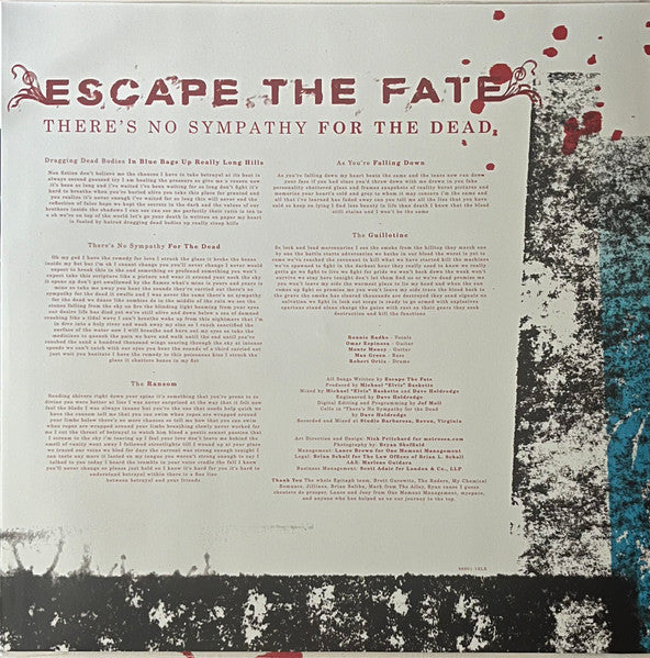 Escape The Fate : There's No Sympathy For The Dead (LP, EP, Ltd, Rub)
