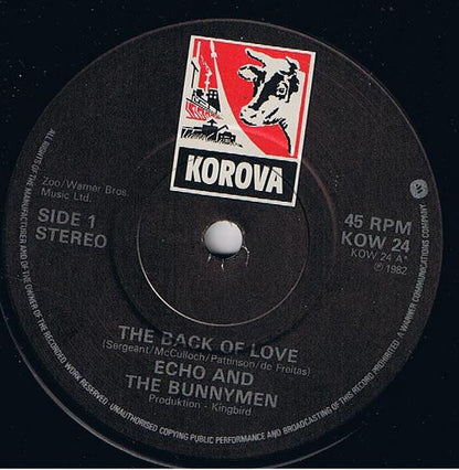 Echo And The Bunnymen* : The Back Of Love (7", Single)