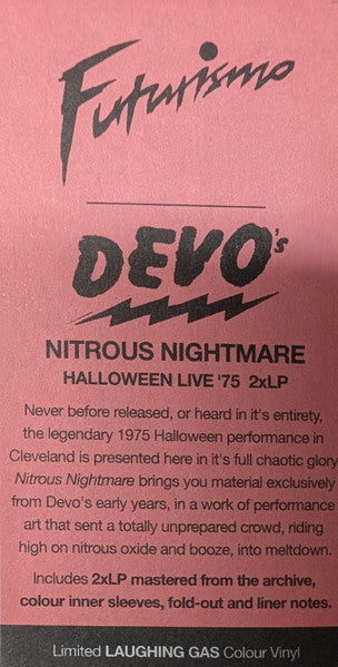 Devo : Nitrous Nightmare (2xLP, Album, Ltd, Gre)