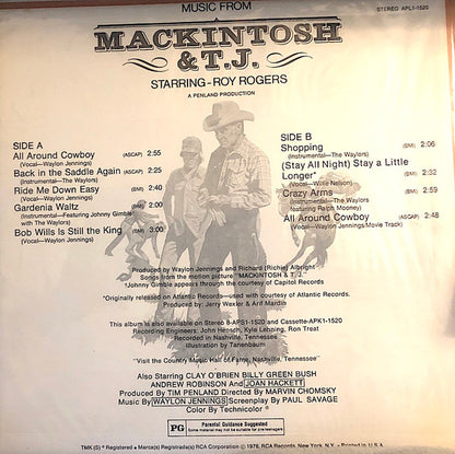 Waylon Jennings : Music From Mackintosh & T.J. (LP, Album)