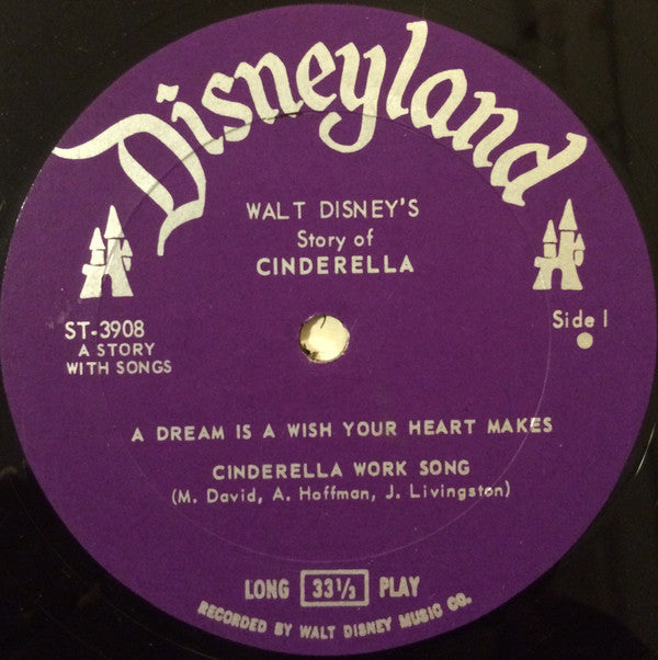 Various : Walt Disney's Cinderella (LP, Gat)