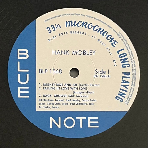 Hank Mobley : Hank Mobley (LP, Album, Mono, RE, 180)