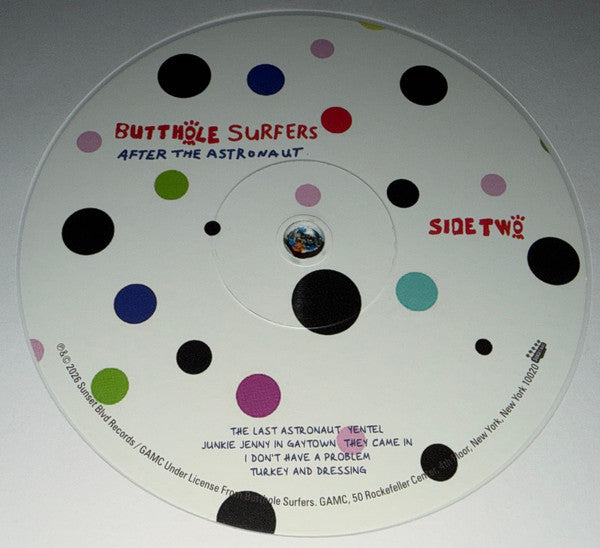 Butthole Surfers : After The Astronaut (LP, Album, Whi)