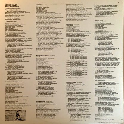 John Denver : Rocky Mountain High (LP, Album, RE, Gat)