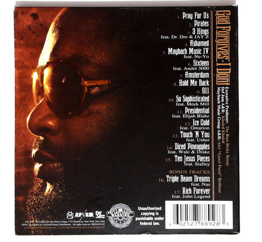 Rick Ross : God Forgives • I Dont (CD, Album, Dlx)