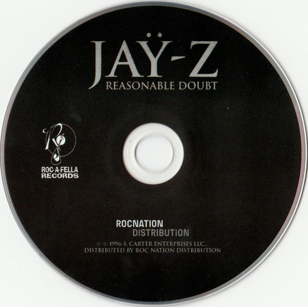 Jaÿ-Z* : Reasonable Doubt (CD, Album, RE, 30t)