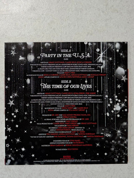 Miley Cyrus : Party In The U.S.A. (7", Ltd, RE, Tra)