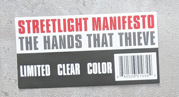 Streetlight Manifesto : The Hands That Thieve (LP, Ltd, Cle)