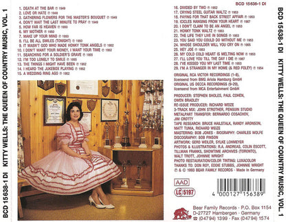Kitty Wells : The Queen Of Country Music (4xCD, Comp + Box)