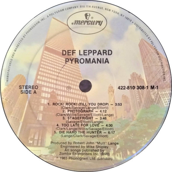 Def Leppard : Pyromania (LP, Album, 53-)