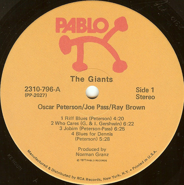 Peterson* & Pass* & Brown* : The Giants (LP, Album, Ind)