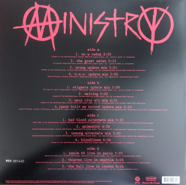 Ministry : Rantology (2xLP, Comp, Ltd, Num, RE, Red)