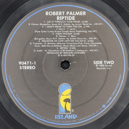 Robert Palmer : Riptide (LP, Album, SP )