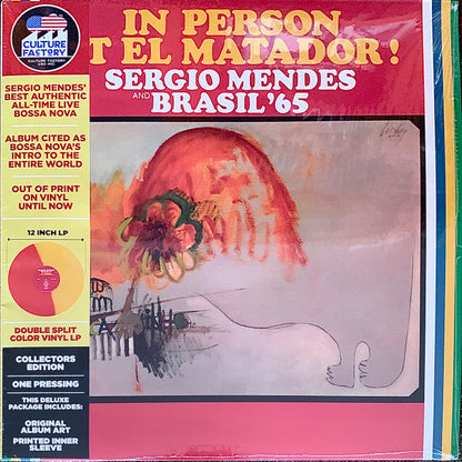 Sergio Mendes And Brasil '65* : In Person At El Matador (LP, Album, Ltd, RE, red)