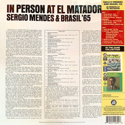 Sergio Mendes And Brasil '65* : In Person At El Matador (LP, Album, Ltd, RE, red)