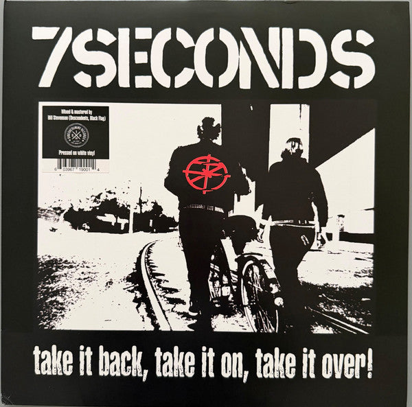 7 Seconds : Take It Back, Take It On, Take It Over! (LP, Album, RE, Whi)