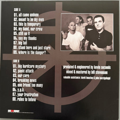 7 Seconds : Take It Back, Take It On, Take It Over! (LP, Album, RE, Whi)