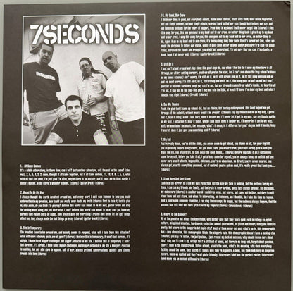 7 Seconds : Take It Back, Take It On, Take It Over! (LP, Album, RE, Whi)