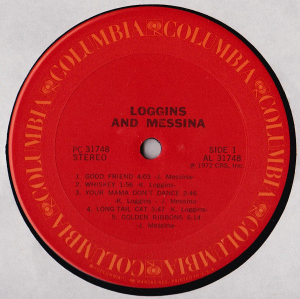 Loggins And Messina : Loggins And Messina (LP, Album, RE)