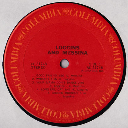 Loggins And Messina : Loggins And Messina (LP, Album, RE)