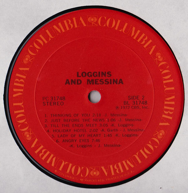 Loggins And Messina : Loggins And Messina (LP, Album, RE)