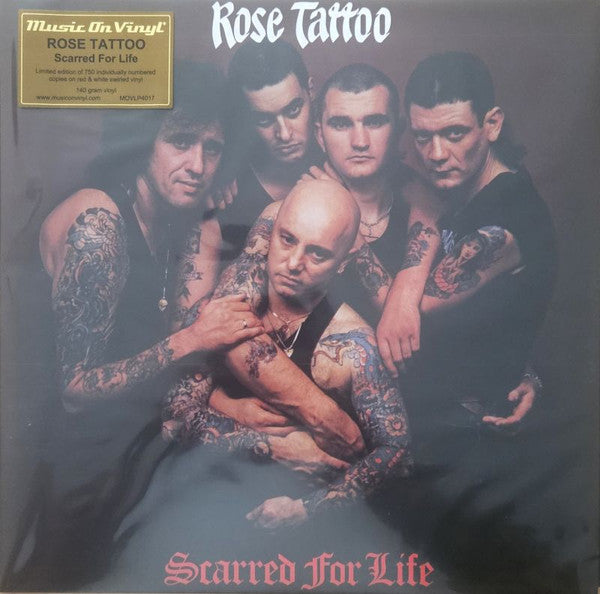 Rose Tattoo : Scarred For life (LP, Num, RE, Red)