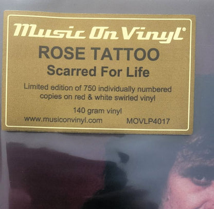 Rose Tattoo : Scarred For life (LP, Num, RE, Red)
